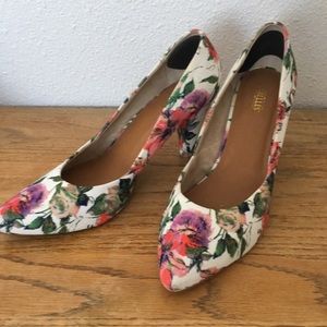 Seychelles floral high heeled shoes